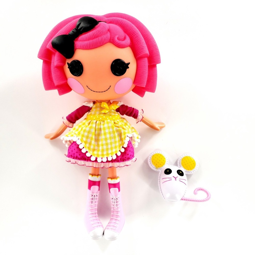 Lalaloopsy Crumbs Sugar Cookie 13" Doll Full Size w/ Pet Mouse